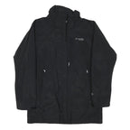 COLUMBIA Womens Black Outdoor Jacket M Polyester Blend Zip Plain