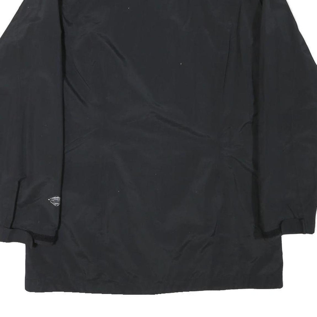 COLUMBIA Womens Black Outdoor Jacket M Polyester Blend Zip Plain