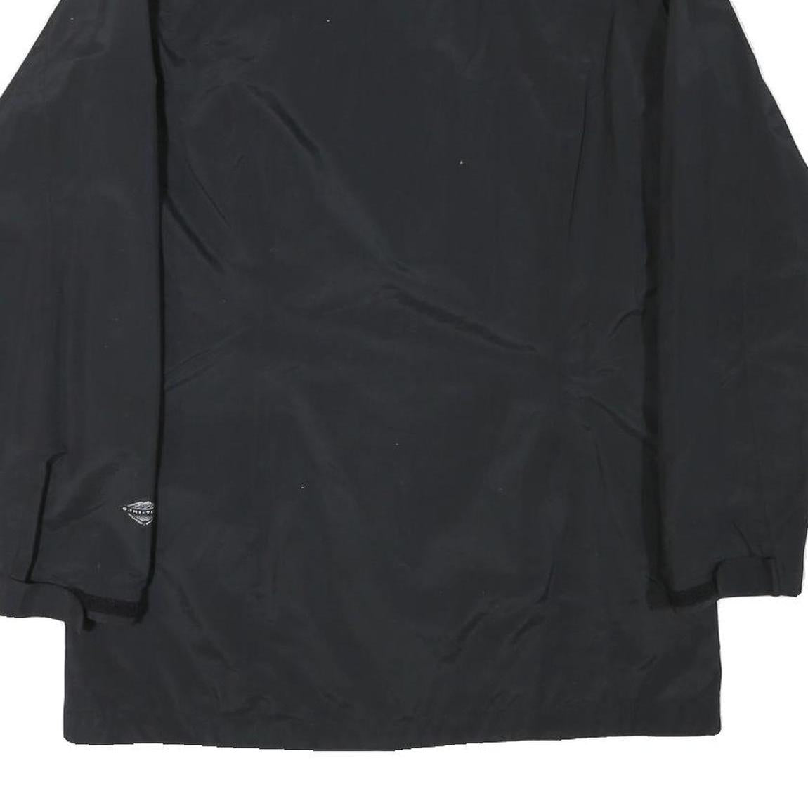 COLUMBIA Womens Black Outdoor Jacket M Polyester Blend Zip Plain