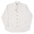 SIGI Mens Plain Shirt Beige Long Sleeve XL