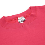 LEE Womens Red Crew Neck XL Plain Cotton Blend Sweatshirt Casual Pullover