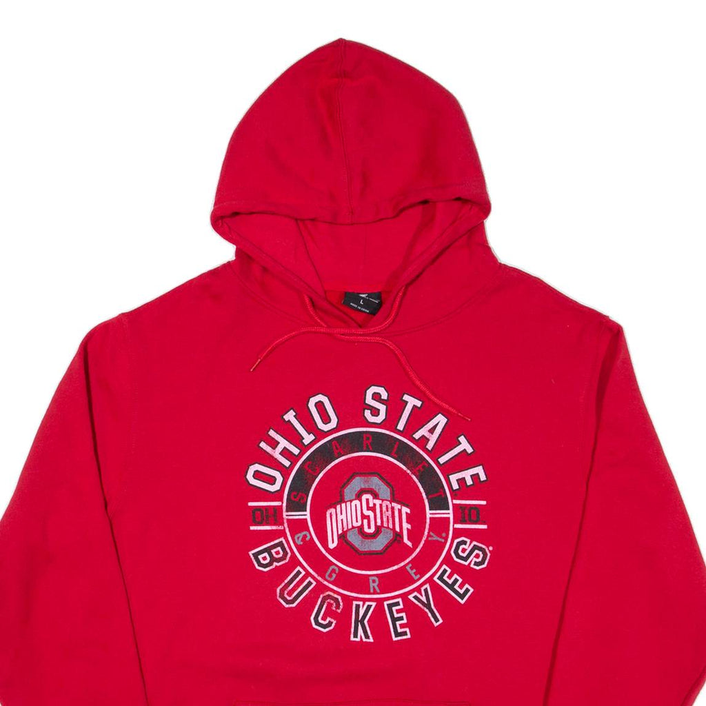 Ohio State Mens Red Hoodie USA L