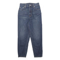 LEVI'S Womens Blue Regular Straight Denim Medium W26 L27 Zip Jeans