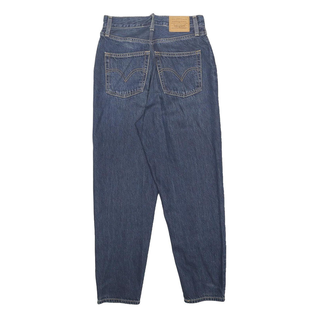 LEVI'S Womens Blue Regular Straight Denim Medium W26 L27 Zip Jeans