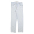 LEVI'S 502 Boys Jeans White Regular Tapered Denim Light W32 L29 Stylish Fit