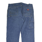 DICKIES Mens Jeans Blue Regular Straight Denim Medium W40 L30 Workwear Relaxed