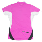RACER Cycling Womens Jersey Pink 1/4 Zip S
