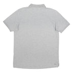 ADIDAS Mens Grey Short Sleeve Plain Polo Shirt XL Cotton Blend Casual Sportswear