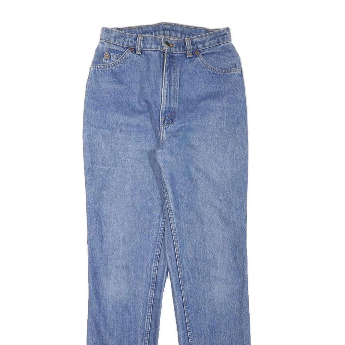 LEVI'S Womens Jeans Blue Slim Straight Denim Light W26 L31 Classic Fit Zip