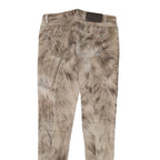 MARC CAIN Womens Cotton Blend Beige Slim Slim Leg Trousers W29 L29 Stylish