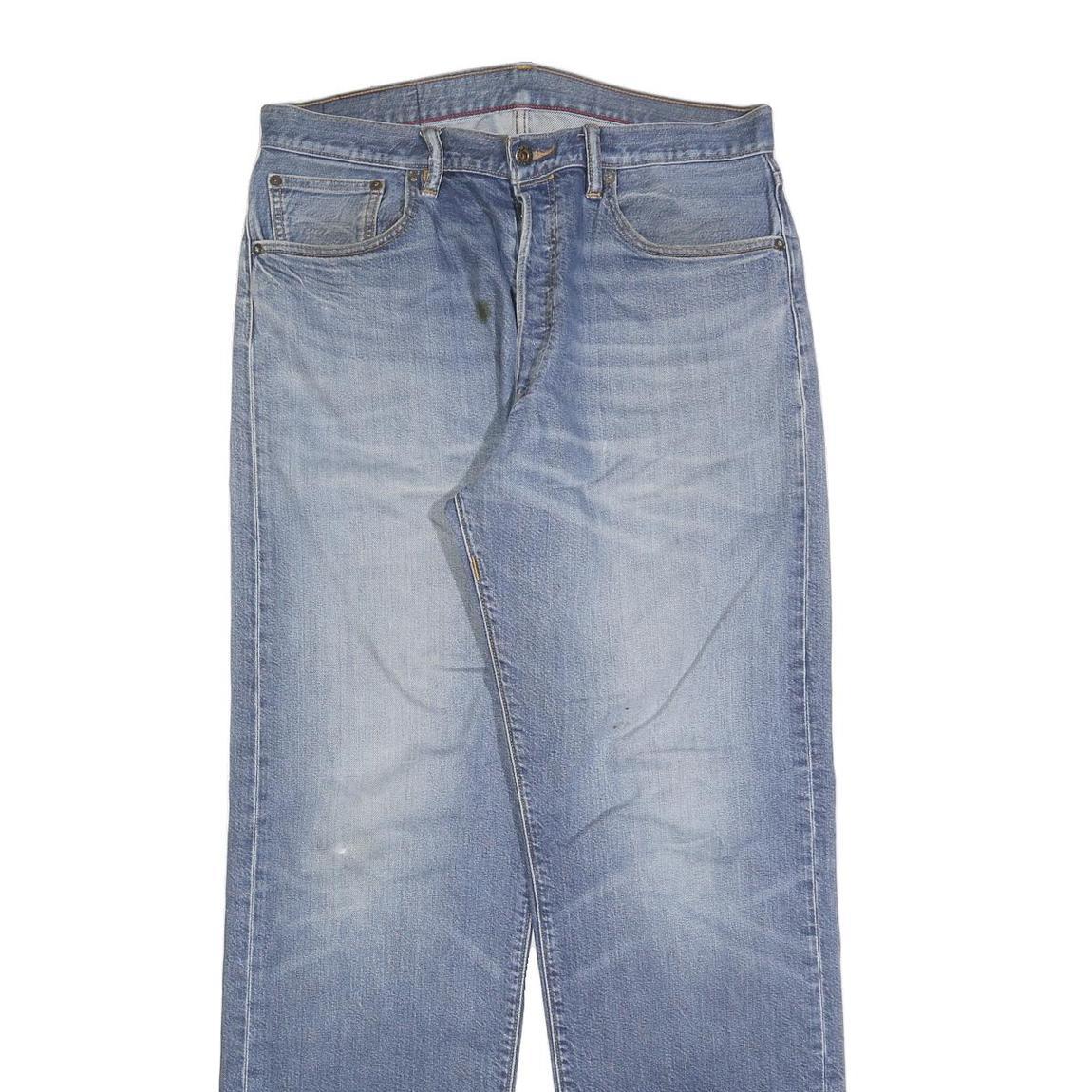 LEVI'S Mens Jeans Blue Regular Straight Denim Medium W32 L32 Classic Button Fly