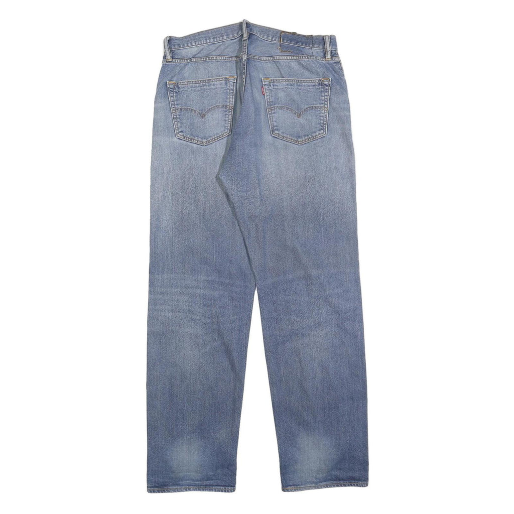 LEVI'S Mens Jeans Blue Regular Straight Denim Medium W32 L32 Classic Button Fly