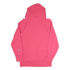 CHAMPION REVERSE WEAVE Womens Pink Hoodie M Cotton Blend Pullover Sweatshirt
