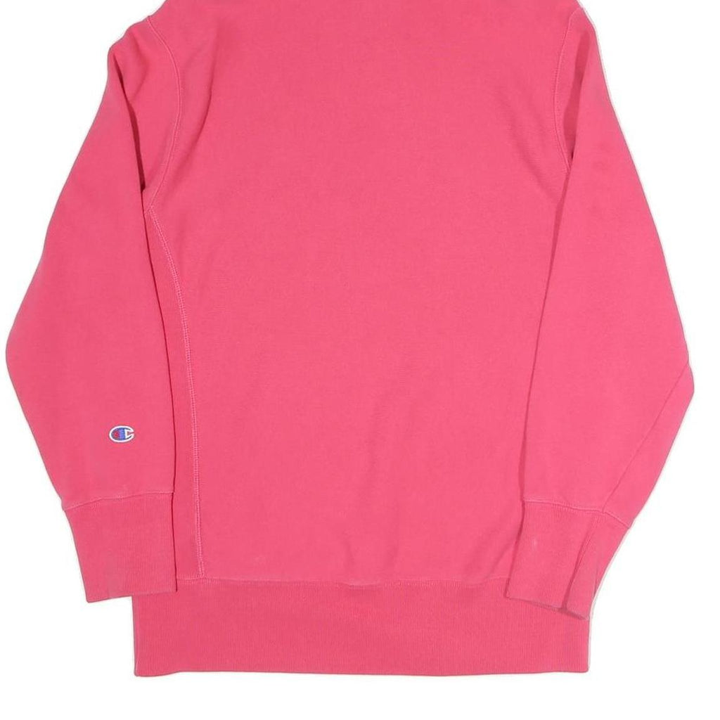 CHAMPION REVERSE WEAVE Womens Pink Hoodie M Cotton Blend Pullover Sweatshirt