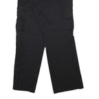 DICKIES Mens Black Regular Fit Straight Leg Trousers W32 L30 Workwear Cargo