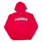 CHAMPION Marist Mens Red Hoodie USA L