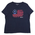 NAUTICA Womens T-Shirt Blue USA XL