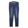 LEVI'S 711 Womens Slim Blue Denim Light W28 L30 Skinny Zip Jeans