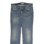 LEVI'S 570 Mens Jeans Blue Regular Straight Denim Medium W31 L34 Zip Cotton