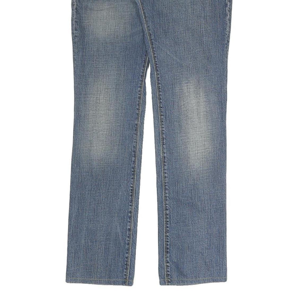 LEVI'S 570 Mens Jeans Blue Regular Straight Denim Medium W31 L34 Zip Cotton