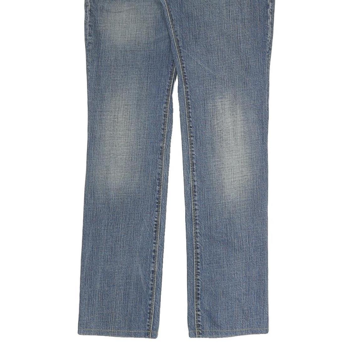 LEVI'S 570 Mens Jeans Blue Regular Straight Denim Medium W31 L34 Zip Cotton