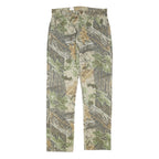 DUXBAK Mens Cotton Blend Camouflage Regular Fit Straight Leg Trousers W34 L45