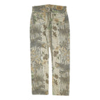 DUXBAK Mens Cotton Blend Camouflage Regular Fit Straight Leg Trousers W34 L45