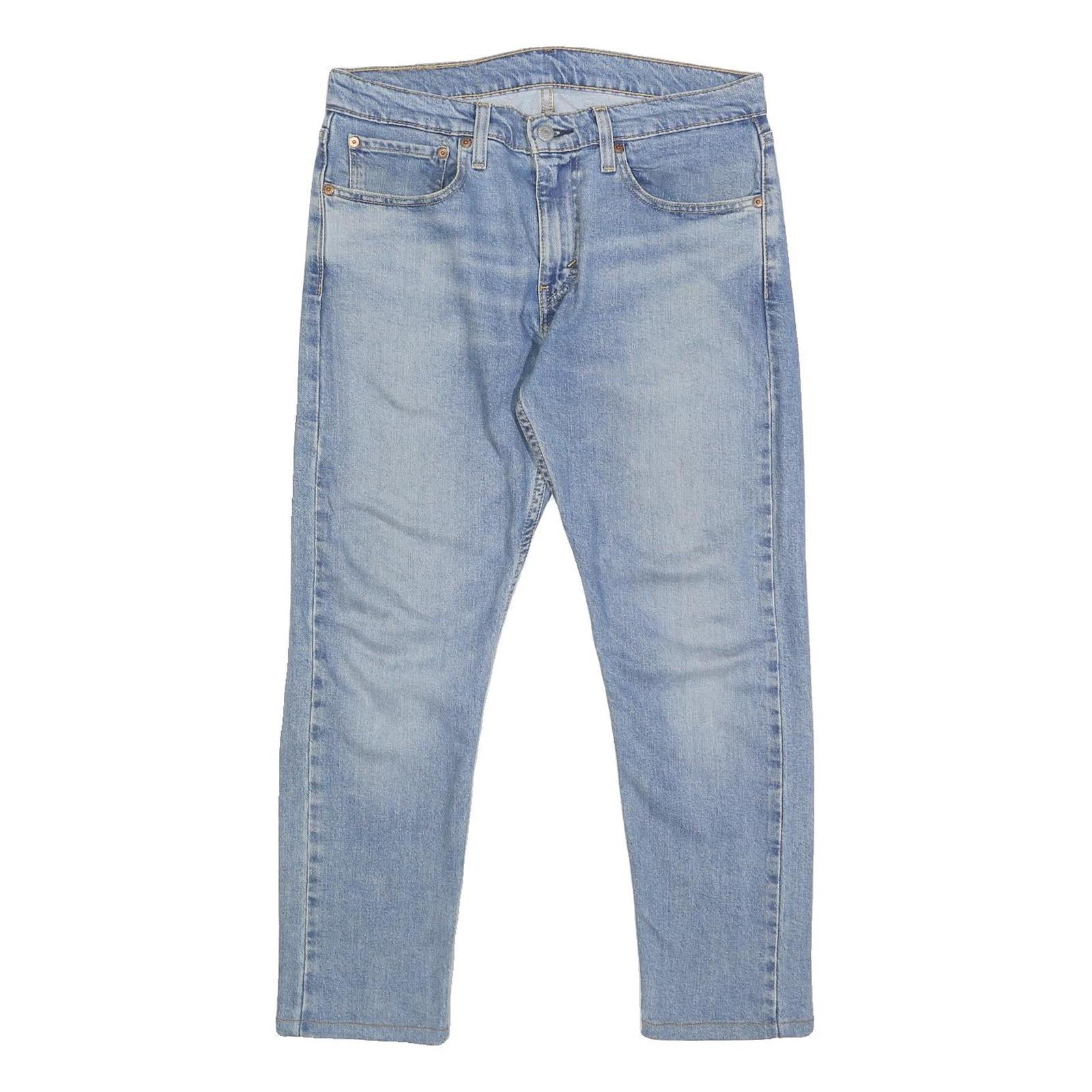 LEVI'S 512 LO-BALL Mens Jeans Blue Slim Slim Straight Denim Light W31 L26 Slim