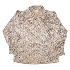 SERGIO DI LAURENTI Womens Shirt Gold Paisley Long Sleeve L