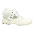PALLADIUM Pallabrouse Fold Mens Ankle Boots White Synthetic UK 7 Durable Lace-Up