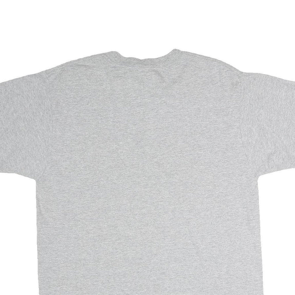 REEBOK Mens Grey NFL Super Bowl Champions Graphic T-Shirt M Crew Neck Short