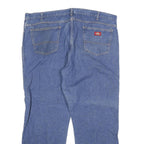 DICKIES Mens Jeans Blue Regular Straight Denim Medium W42 L30 Workwear