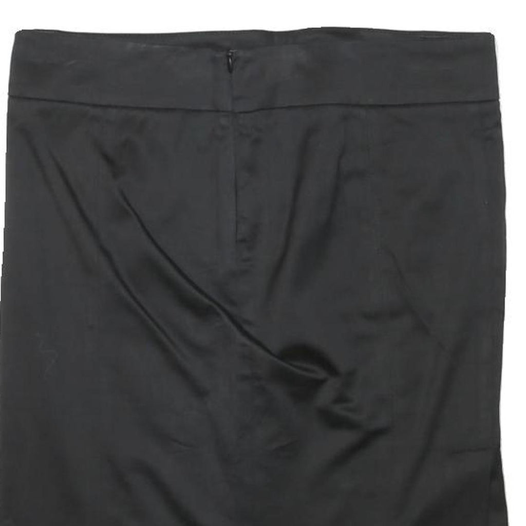 PINKO Womens Black Pencil Knee Length Polyester Blend Plain Skirt L Elegant