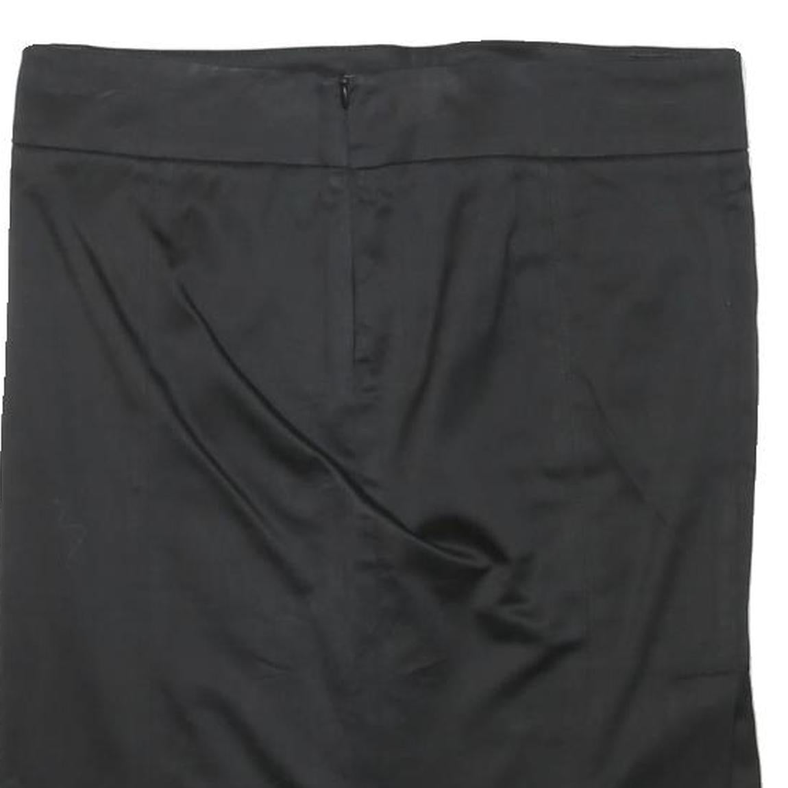 PINKO Womens Black Pencil Knee Length Polyester Blend Plain Skirt L Elegant