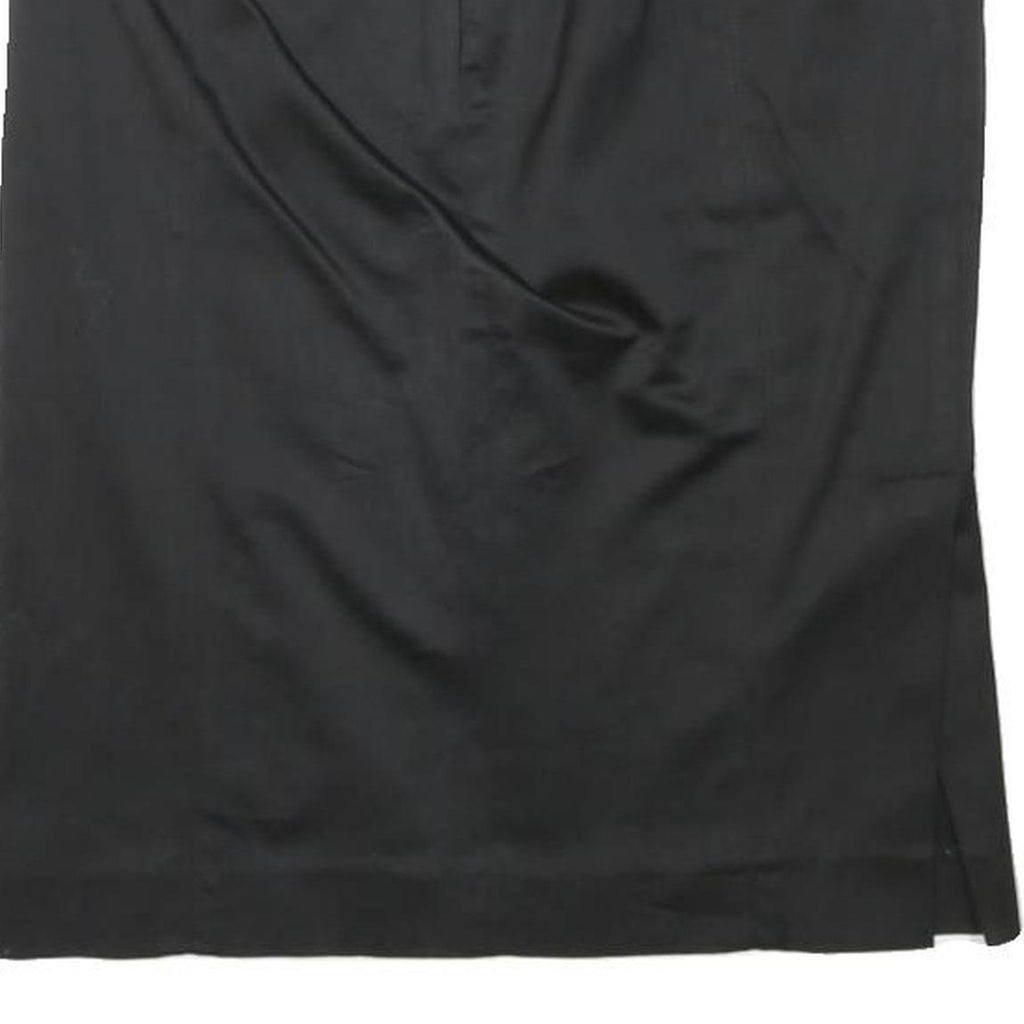 PINKO Womens Black Pencil Knee Length Polyester Blend Plain Skirt L Elegant