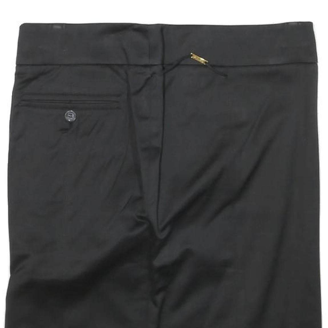 PINKO Womens Black Pencil Knee Length Polyester Blend Plain Skirt L Elegant