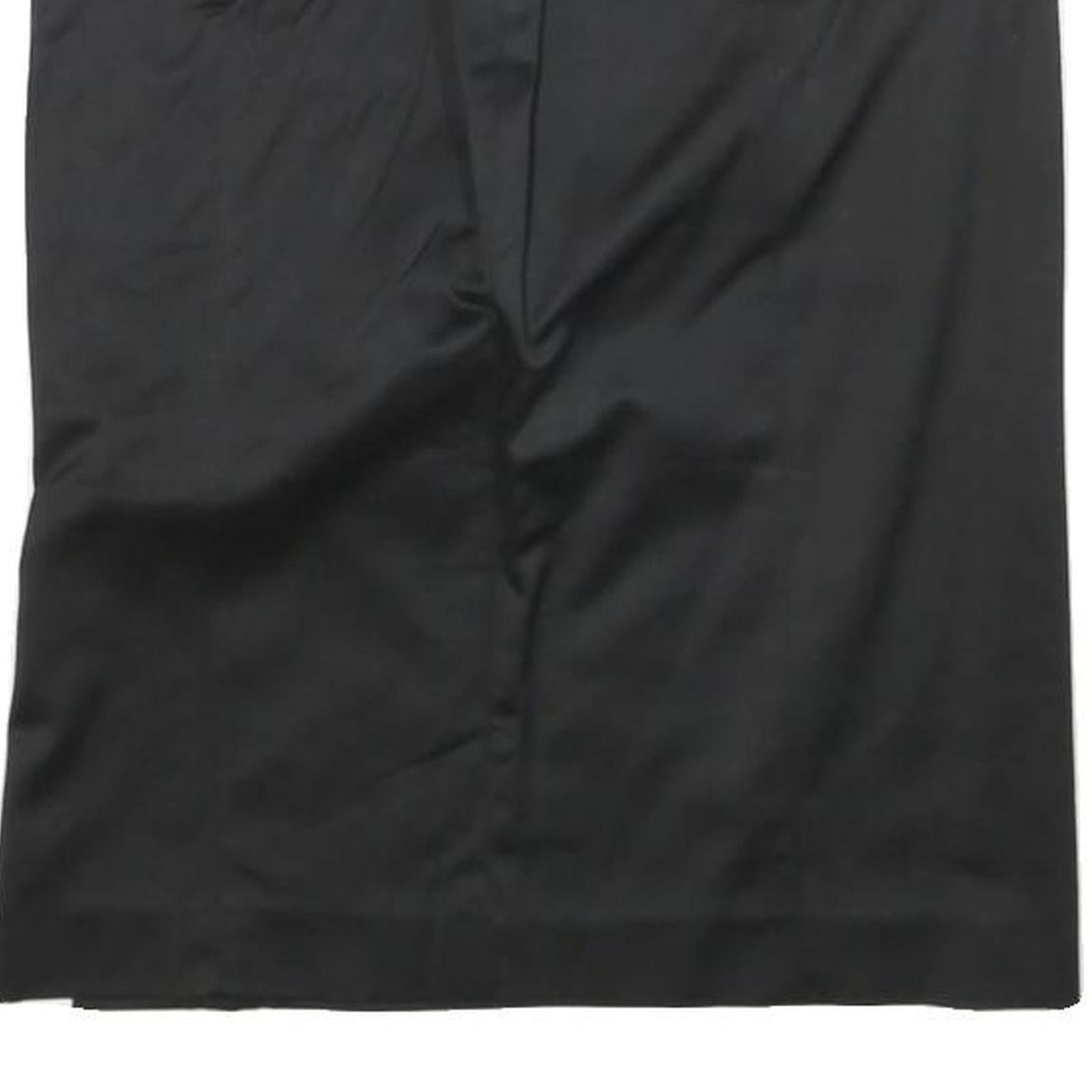 PINKO Womens Black Pencil Knee Length Polyester Blend Plain Skirt L Elegant