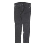 LEVI'S 510 Mens Slim Black Denim Medium W31 L27 Slim Fit Zip Jeans
