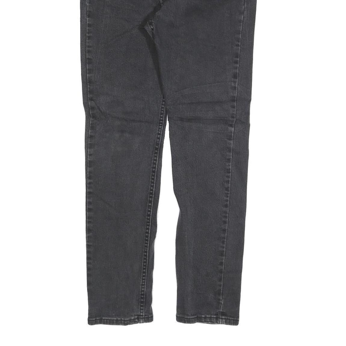 LEVI'S 510 Mens Slim Black Denim Medium W31 L27 Slim Fit Zip Jeans