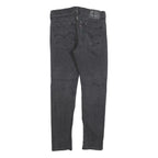 LEVI'S 510 Mens Slim Black Denim Medium W31 L27 Slim Fit Zip Jeans