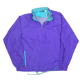 WOOLRICH Mens Purple Turquoise Zip Up Outdoor Jacket L Polyester Plain