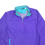 WOOLRICH Mens Purple Turquoise Zip Up Outdoor Jacket L Polyester Plain