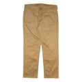 LEVI'S Mens Cotton Blend Beige Regular Straight Trousers W34 L29 Casual Zip