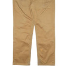 LEVI'S Mens Cotton Blend Beige Regular Straight Trousers W34 L29 Casual Zip