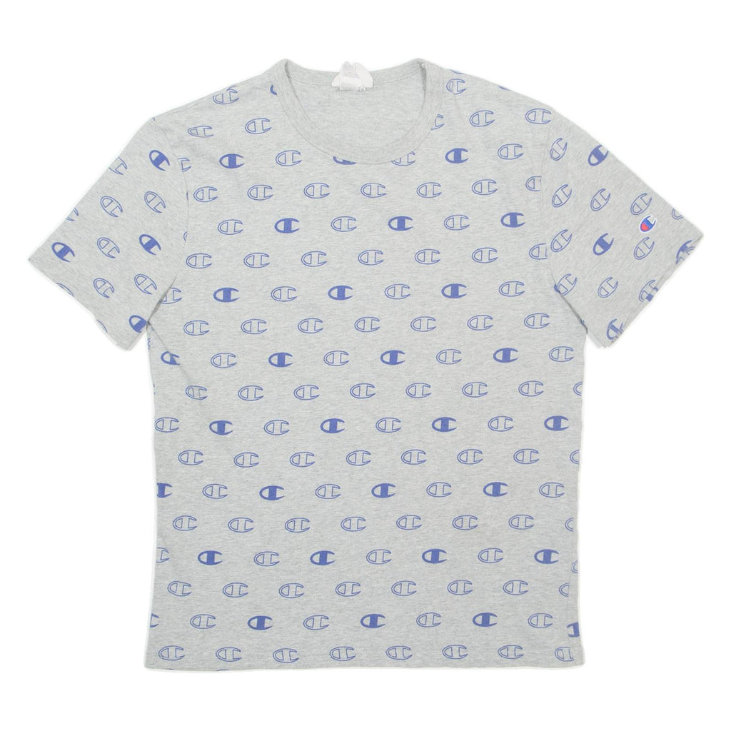 CHAMPION Mens T-Shirt Grey M