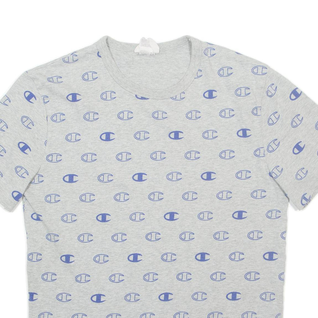 CHAMPION Mens T-Shirt Grey M