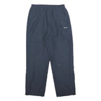 REEBOK Womens Joggers Navy Blue Regular Tapered UK 12 W27 L27 Classic Comfort