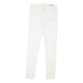 ALL SAINTS Womens White Regular Skinny Denim Jeans Cotton Blend W26 L29 Stylish