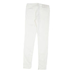 ALL SAINTS Womens White Regular Skinny Denim Jeans Cotton Blend W26 L29 Stylish