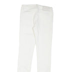 ALL SAINTS Womens White Regular Skinny Denim Jeans Cotton Blend W26 L29 Stylish